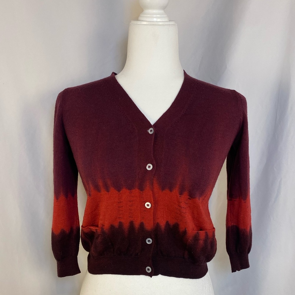 Prada Dip-dyed cardigan EU/42 US/4